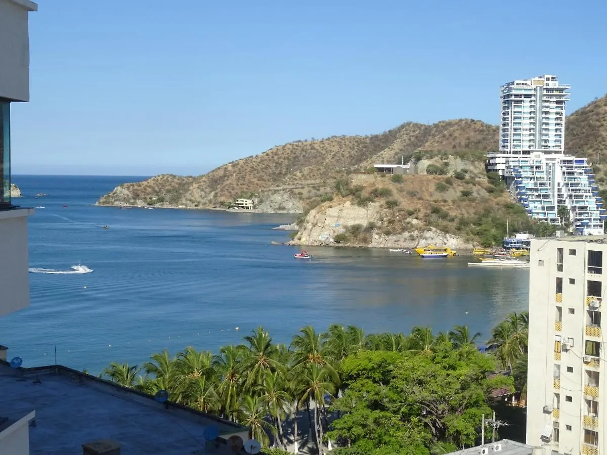 Apartment Overlooking The Beach In El Rodadero Santa Marta